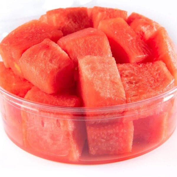 Cut up watermelon