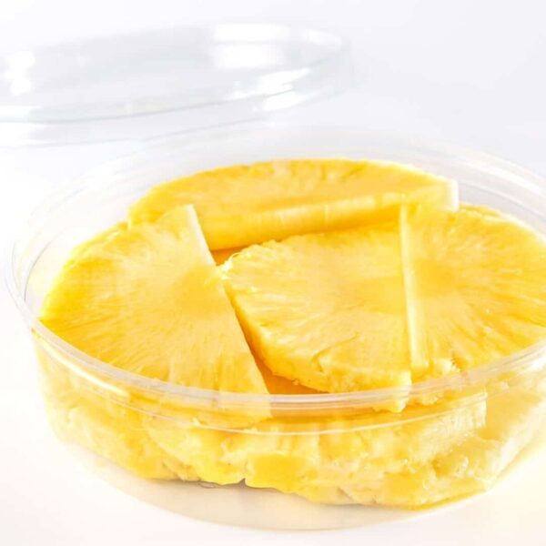 Sliced pineapple