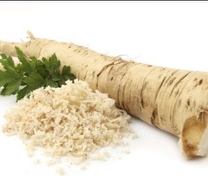 Shredded horseradish