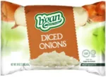 Frozen diced onion