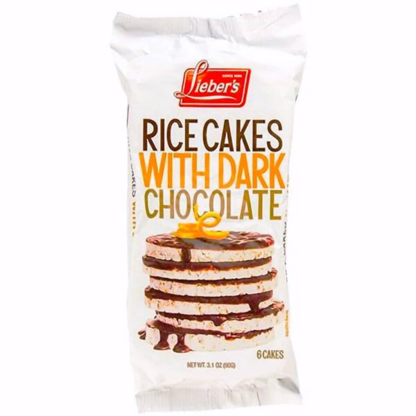Rice Cakes With Dark Chocolate